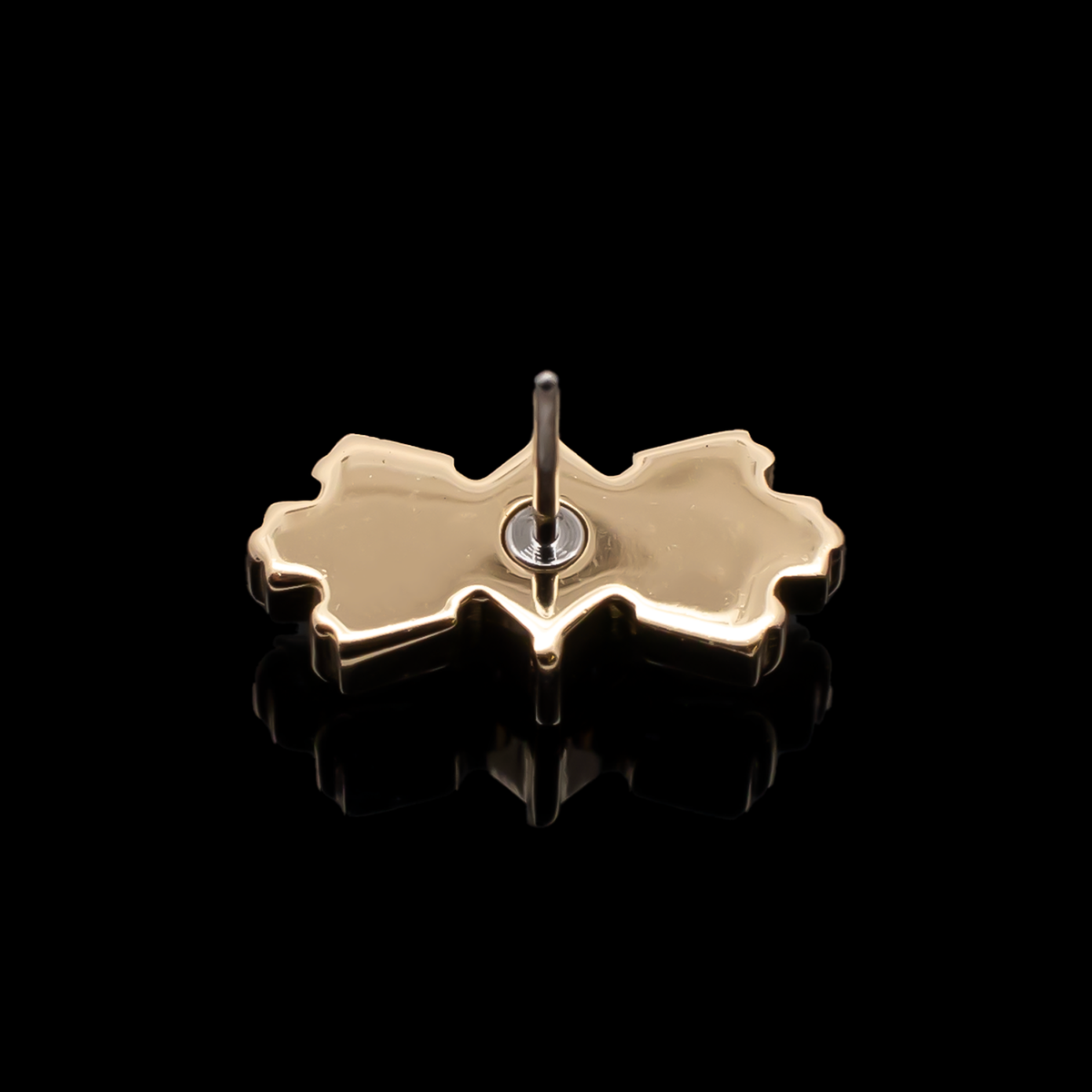 Luca - 18kt Gold Threadless End | Body Jewelry | Wiccan Center
