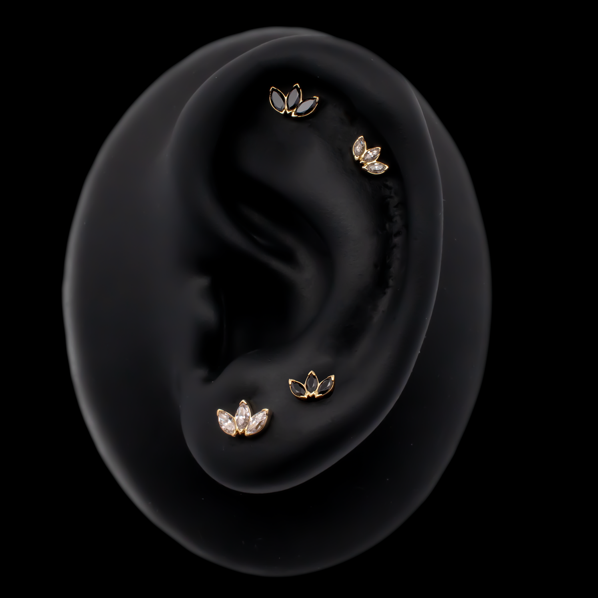 Eloria - 18kt Gold Threadless End | Body Jewelry | Wiccan Center