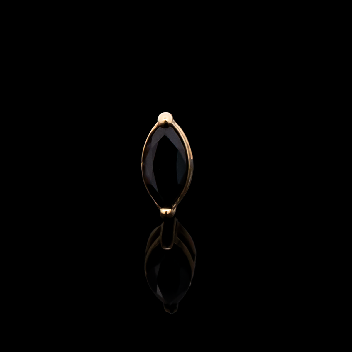 Aurum - 18kt Gold Threadless End | Body Jewelry | Wiccan Center