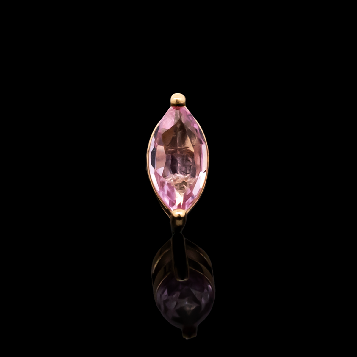 Aurum - 18kt Gold Threadless End | Body Jewelry | Wiccan Center