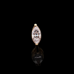 Aurum - 18kt Gold Threadless End | Body Jewelry | Wiccan Center