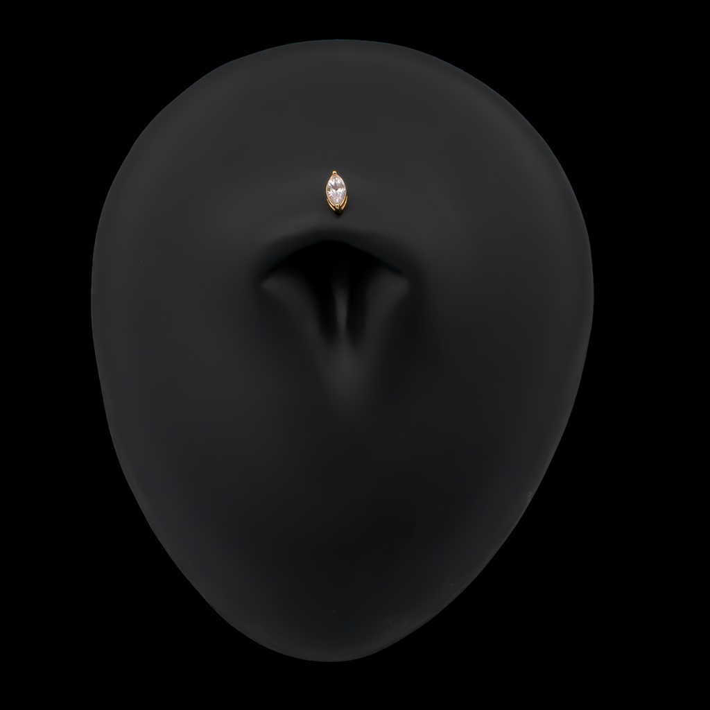 Aurum - 18kt Gold Threadless End | Body Jewelry | Wiccan Center
