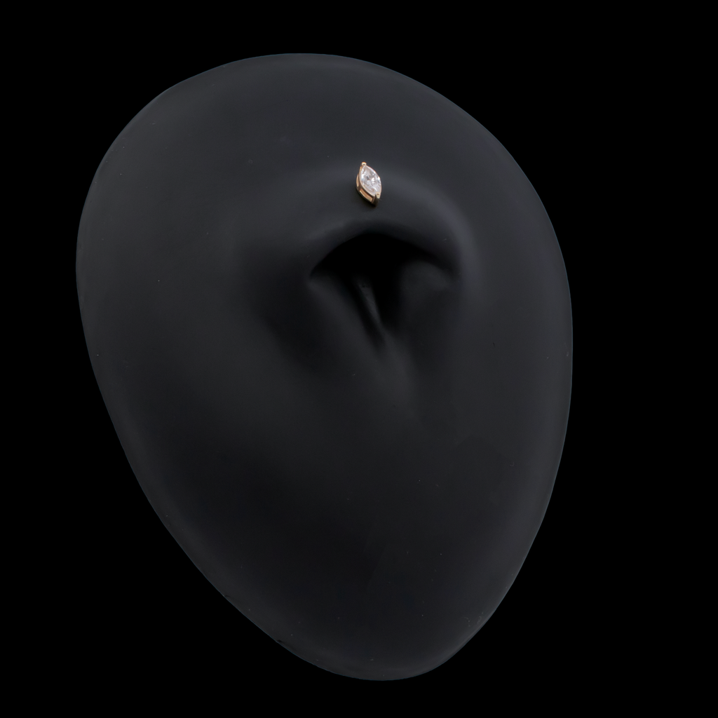 Aurum - 18kt Gold Threadless End | Body Jewelry | Wiccan Center