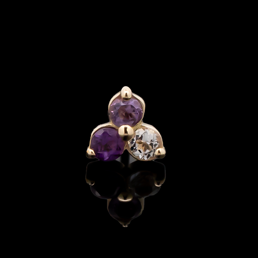 Eleanor - 14kt Gold Threadless End | Body Jewelry | Wiccan Center