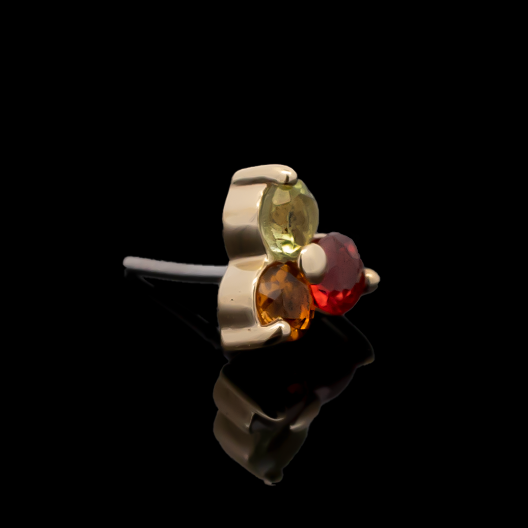 Eleanor - 18kt Gold Threadless End | Body Jewelry | Wiccan Center