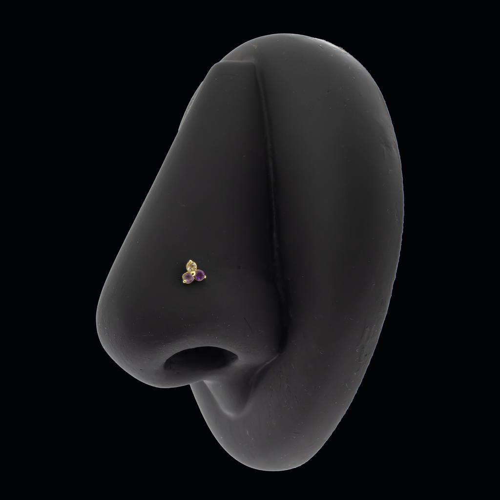 Eleanor - 18kt Gold Threadless End | Body Jewelry | Wiccan Center