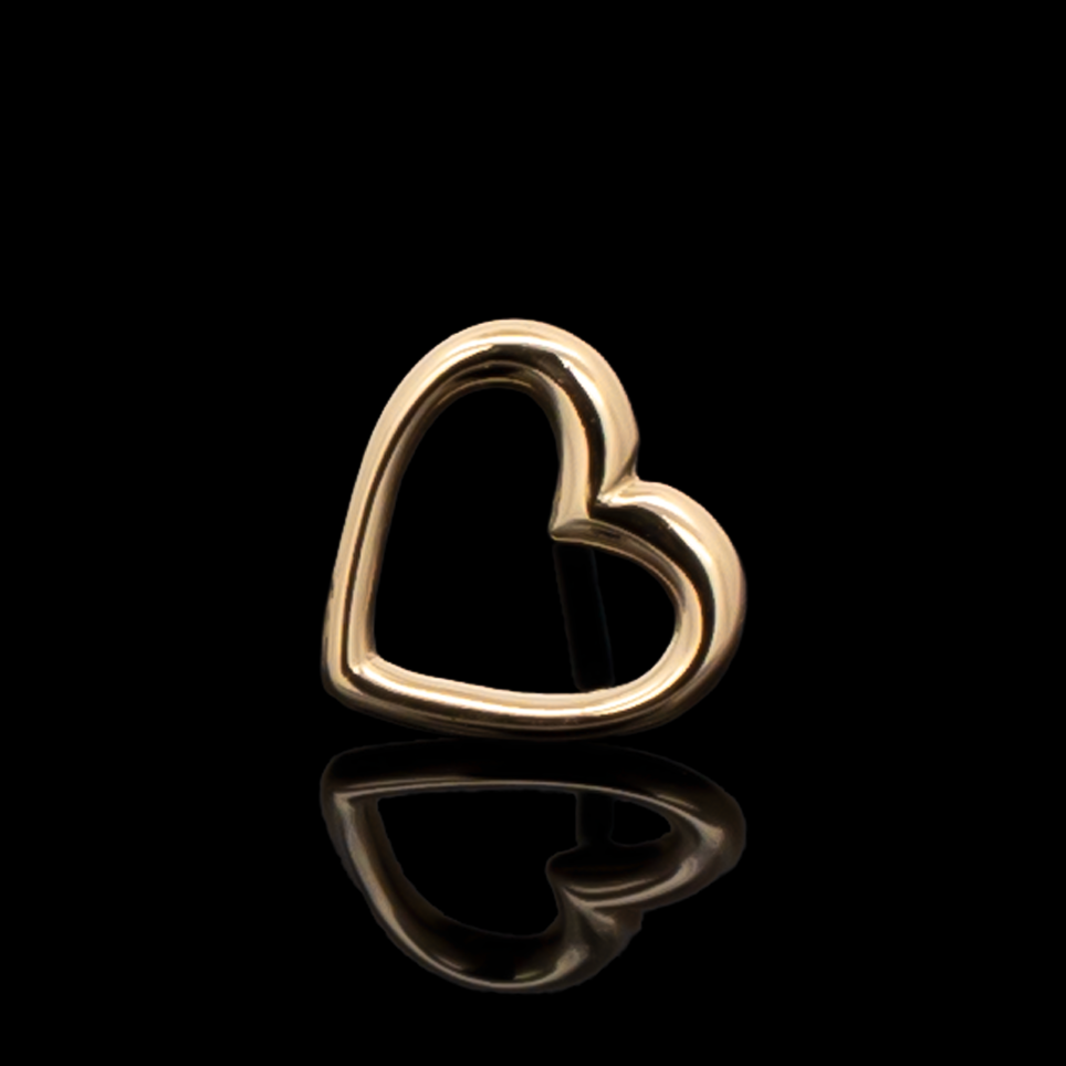 Riley - 18kt Gold Threadless End | Body Jewelry | Wiccan Center