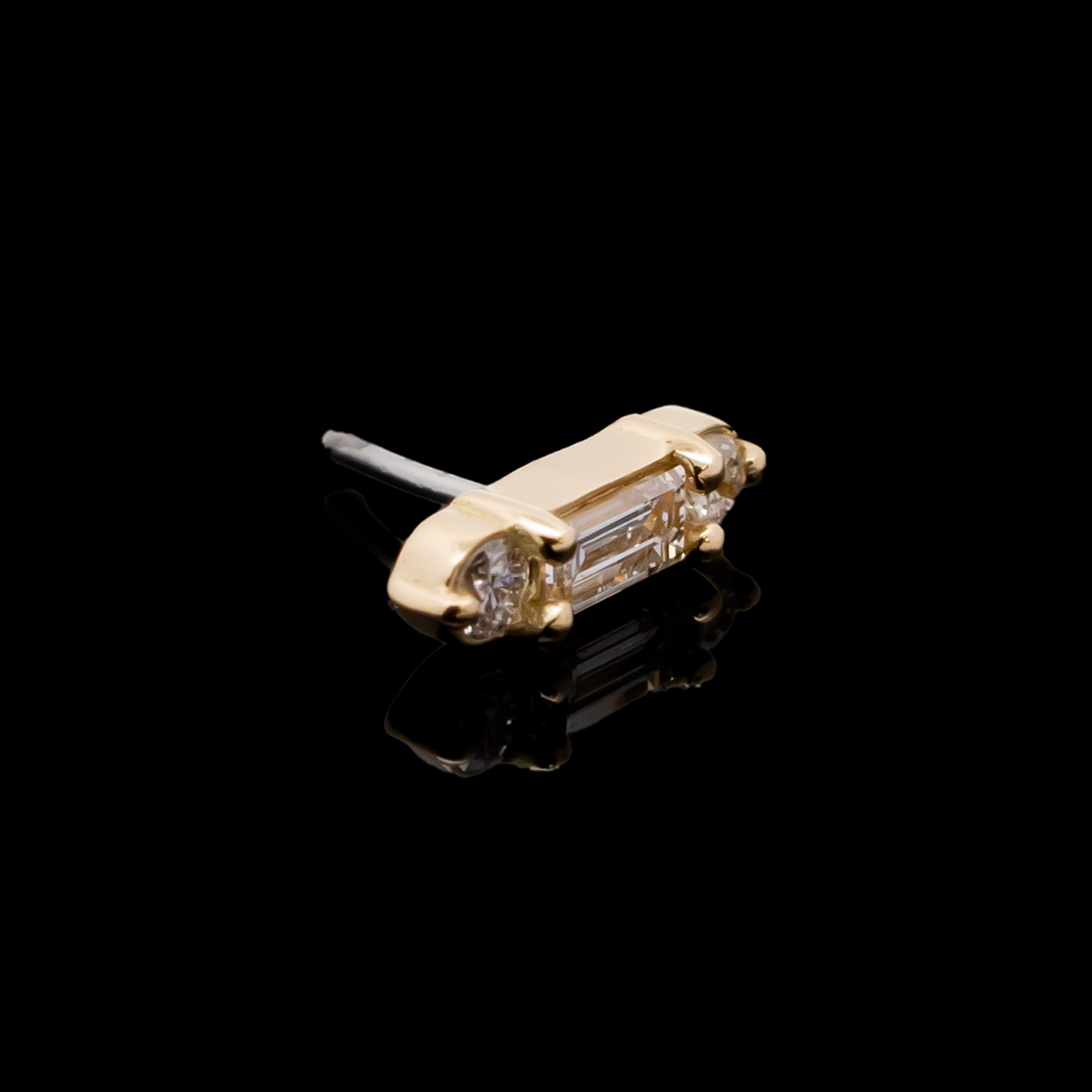 Briar - 18kt Gold Threadless End | Body Jewelry | Wiccan Center
