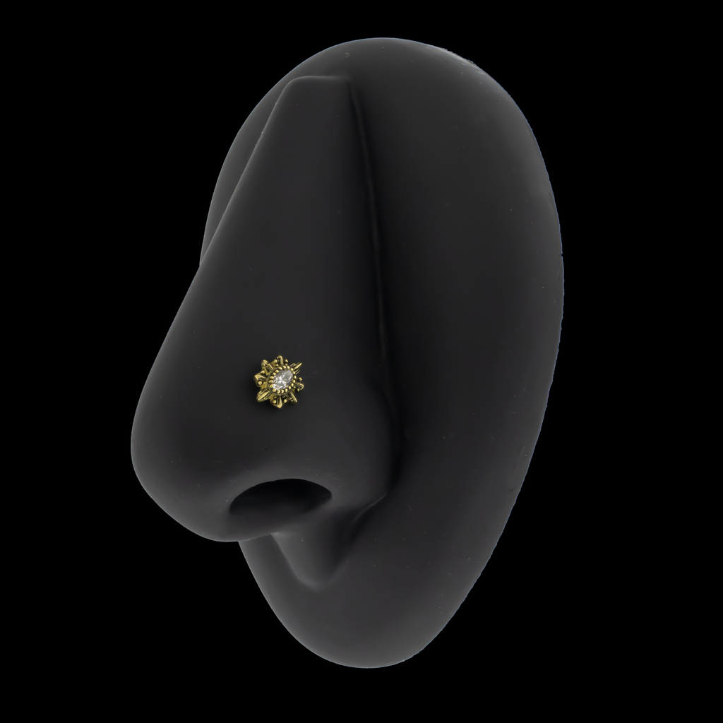 River - 18kt Gold Threadless End | Body Jewelry | Wiccan Center
