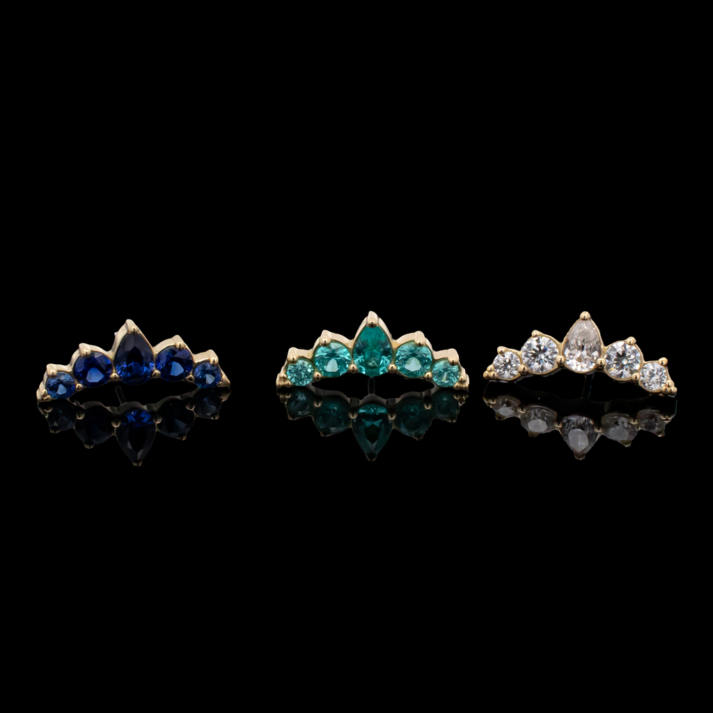 Levi - 18kt Gold Threadless End | Body Jewelry | Wiccan Center