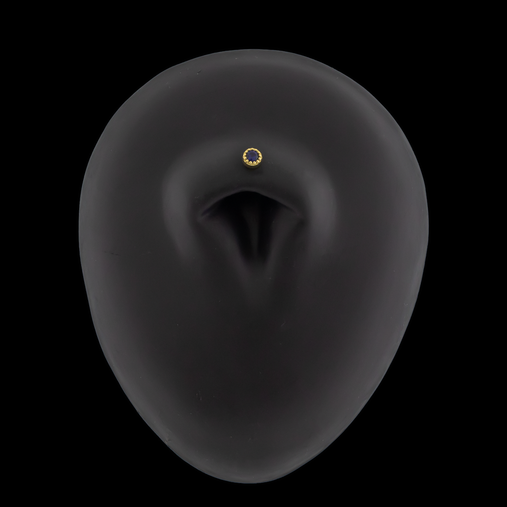 Alina - 18kt Gold Threadless End | Body Jewelry | Wiccan Center