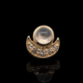 Sage - 18kt Gold Threadless End | Body Jewelry | Wiccan Center