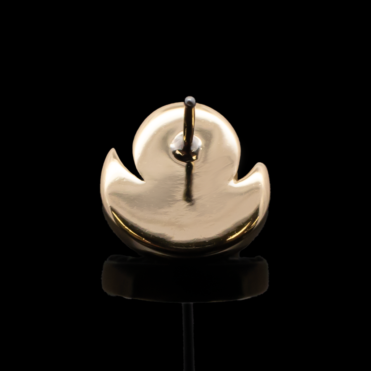 Sage - 18kt Gold Threadless End | Body Jewelry | Wiccan Center
