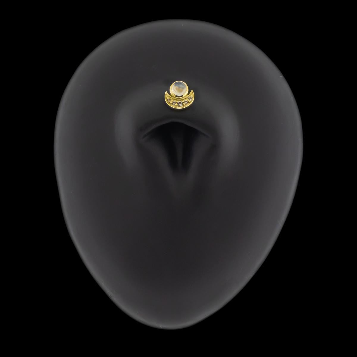 Sage - 18kt Gold Threadless End | Body Jewelry | Wiccan Center