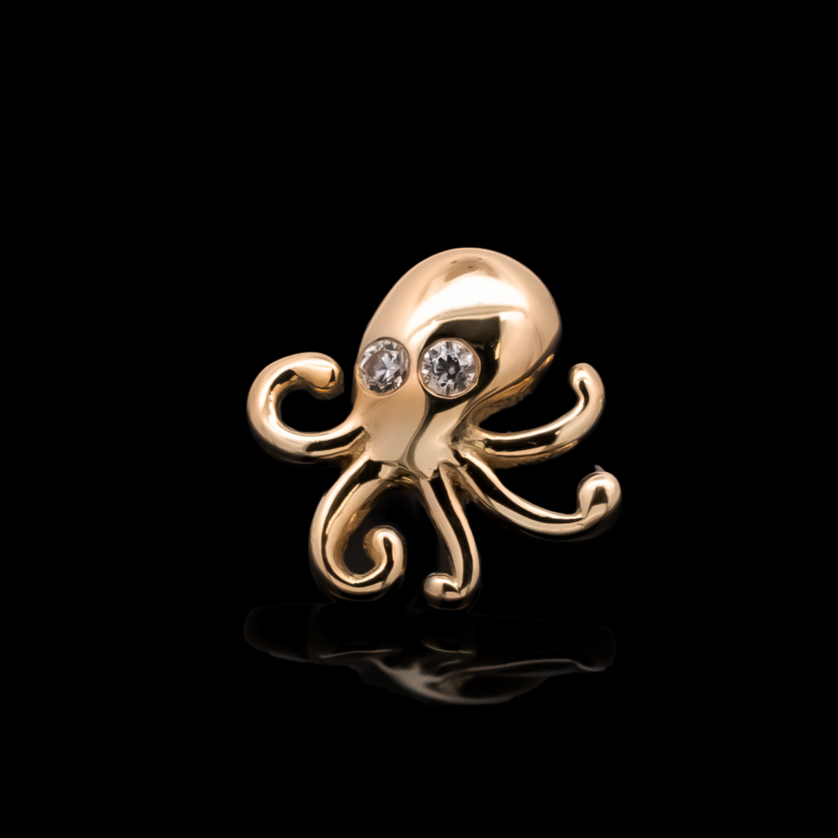 Nautira - 18kt Gold Threadless End | Body Jewelry | Wiccan Center