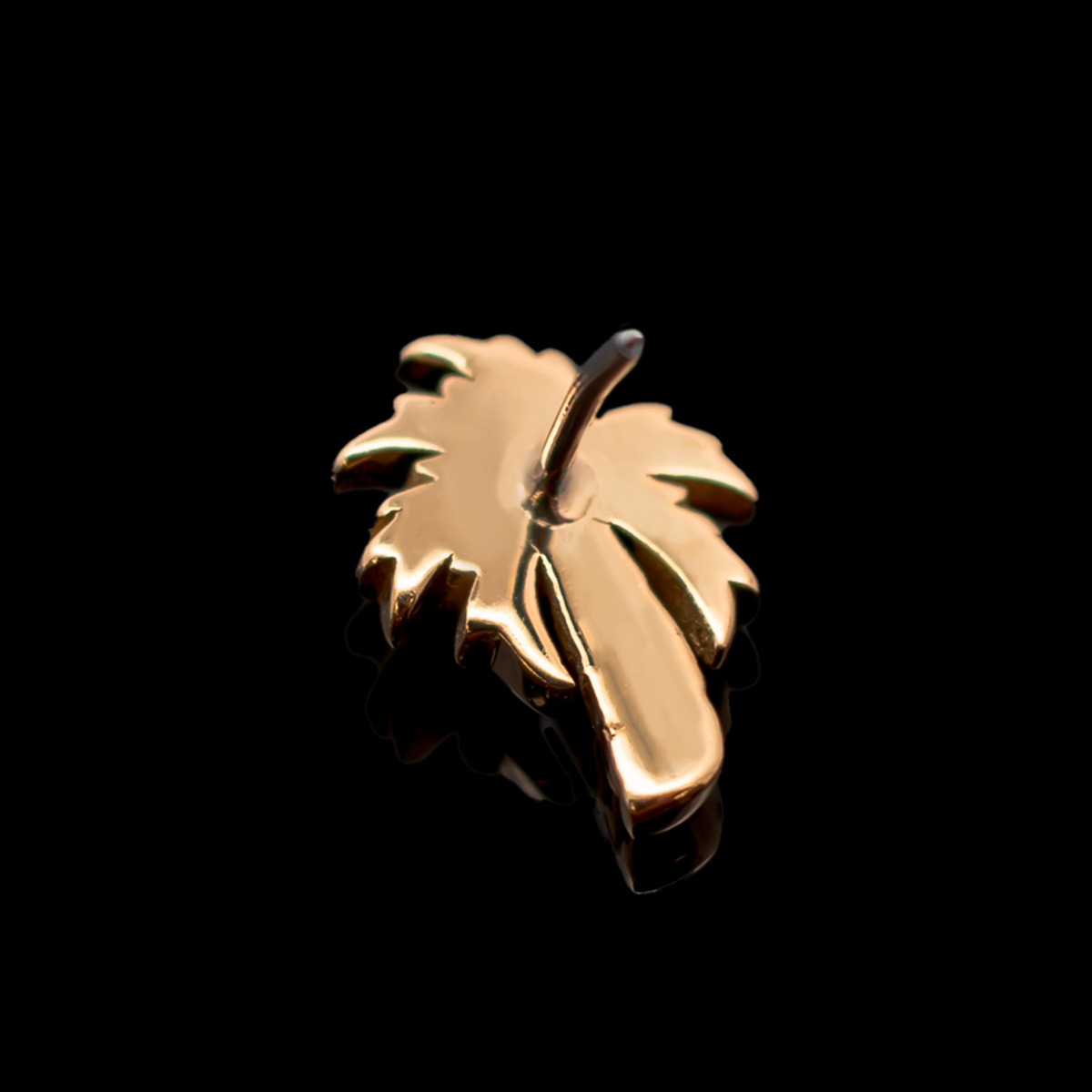 Palmera - 18kt Gold Threadless End | Body Jewelry | Wiccan Center