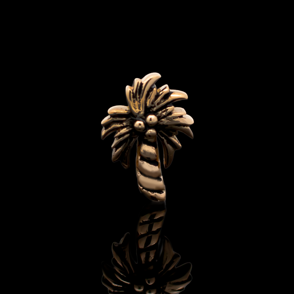 Palmera - 18kt Gold Threadless End | Body Jewelry | Wiccan Center
