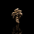 Palmera - 18kt Gold Threadless End | Body Jewelry | Wiccan Center