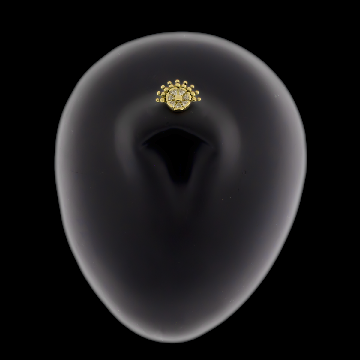 Skylar - 18kt Gold Threadless End | Body Jewelry | Wiccan Center