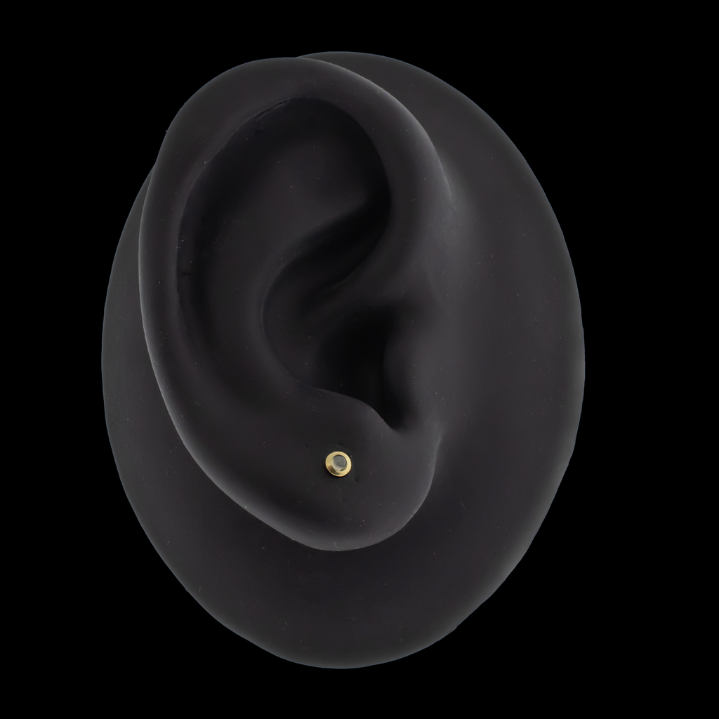 Indie - 18kt Gold Threadless End | Body Jewelry | Wiccan Center