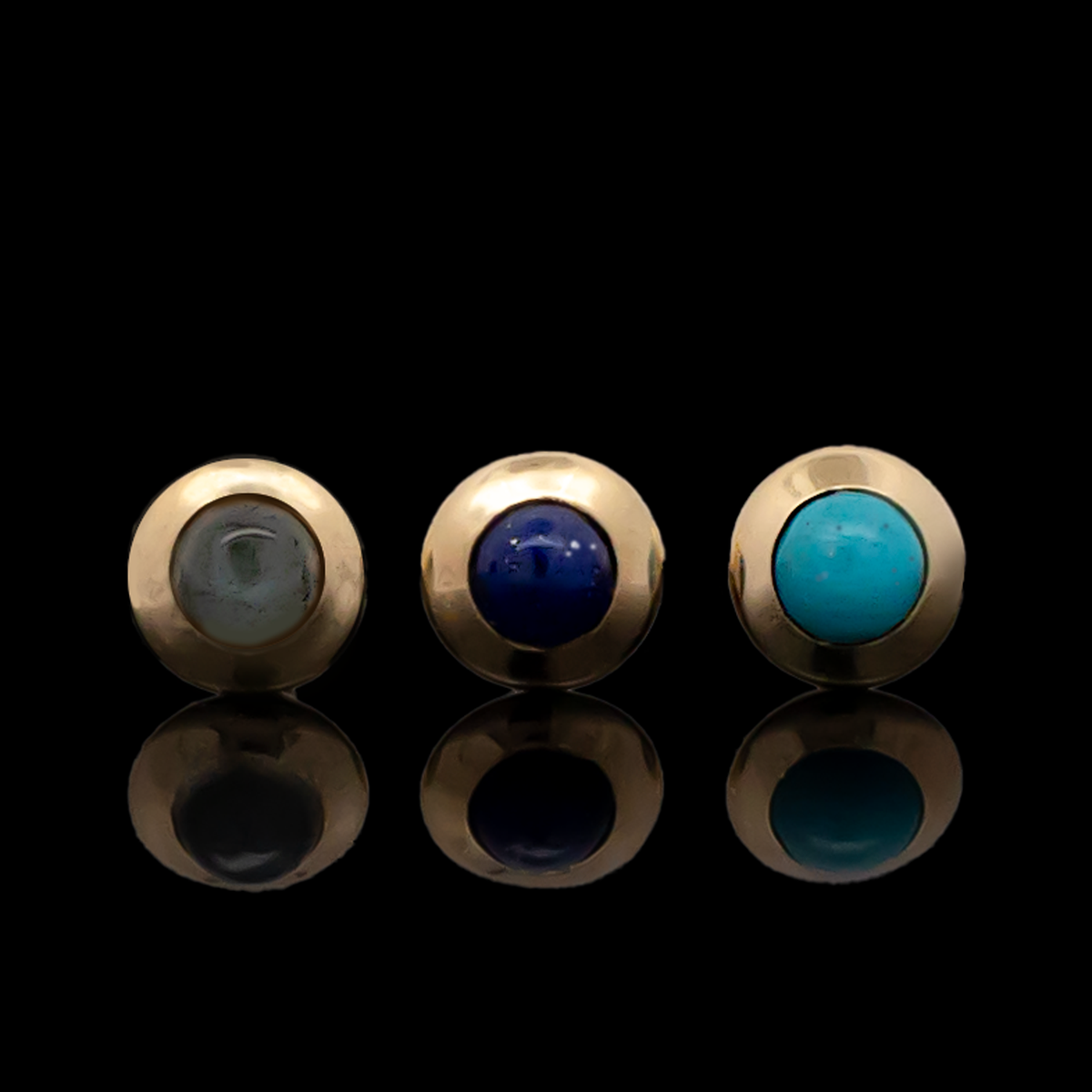 Indie - 18kt Gold Threadless End | Body Jewelry | Wiccan Center
