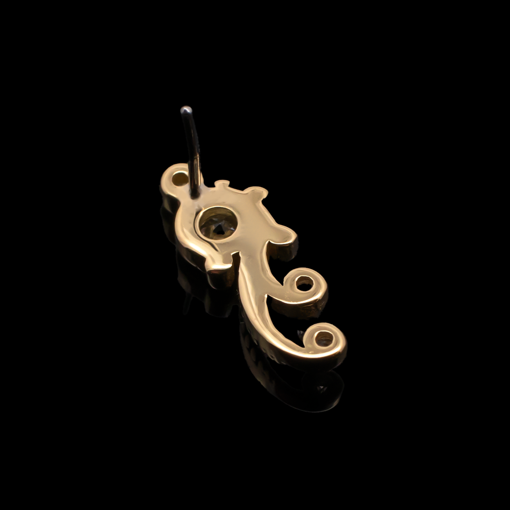 Eliana - 18kt Gold Threadless End | Body Jewelry | Wiccan Center