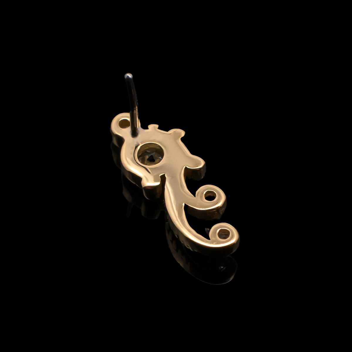 Eliana - 18kt Gold Threadless End | Body Jewelry | Wiccan Center