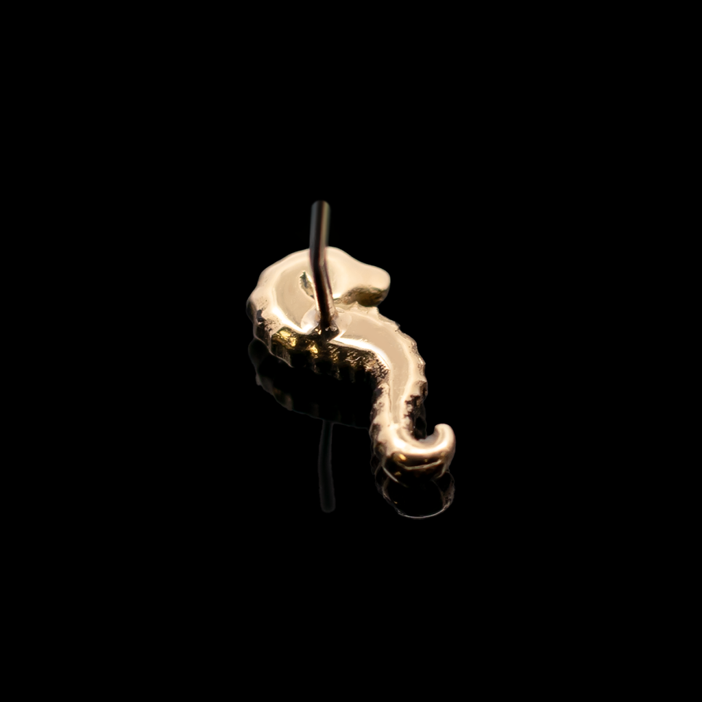 Auri - 18kt Gold Threadless End | Body Jewelry | Wiccan Center