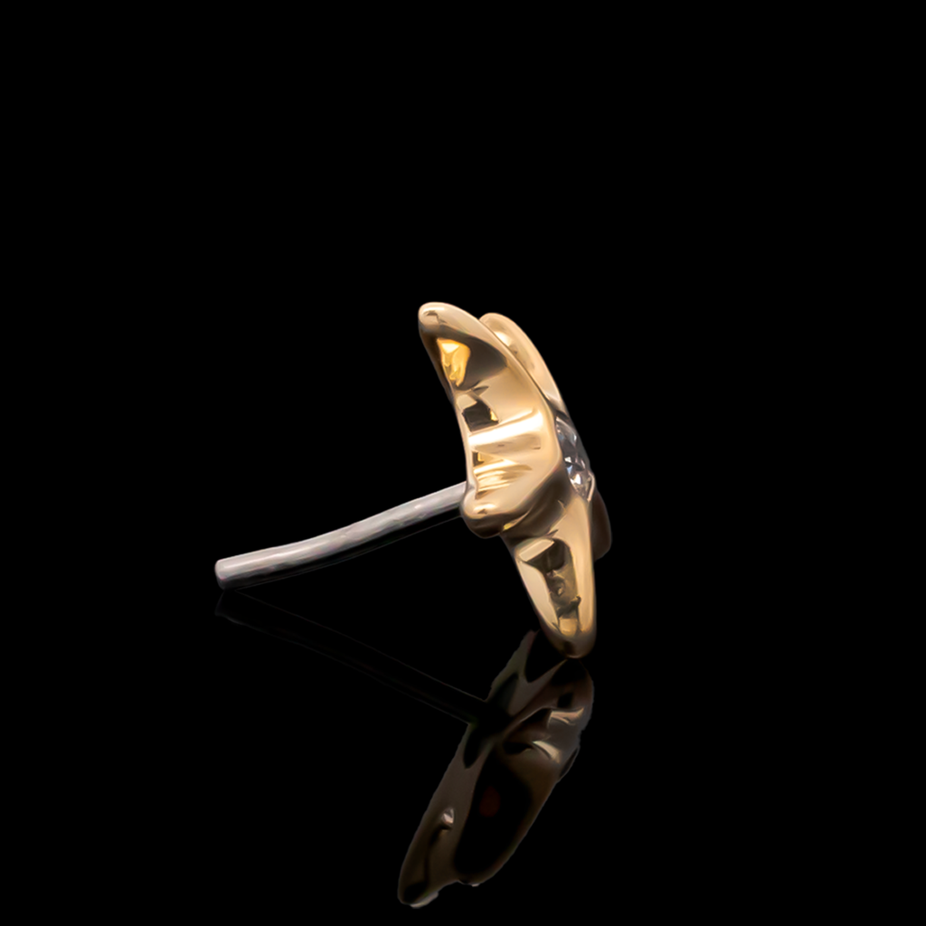 Maristar - 18kt Gold Threadless End | Body Jewelry | Wiccan Center