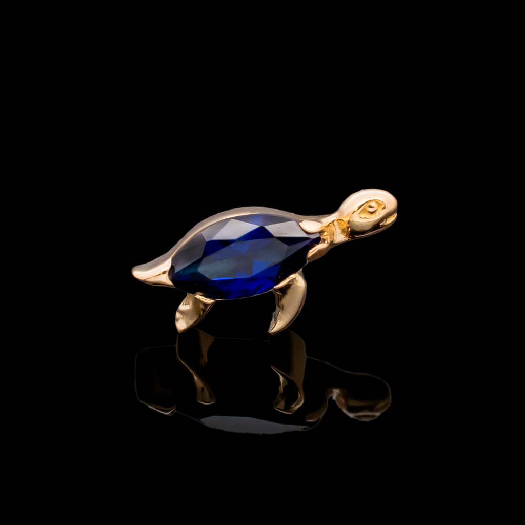 Isolara - 18kt Gold Threadless End | Body Jewelry | Wiccan Center