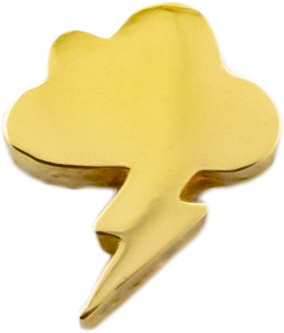 Stratus Luxe - 18KT Gold Threadless End | Body Jewelry | Wiccan Center