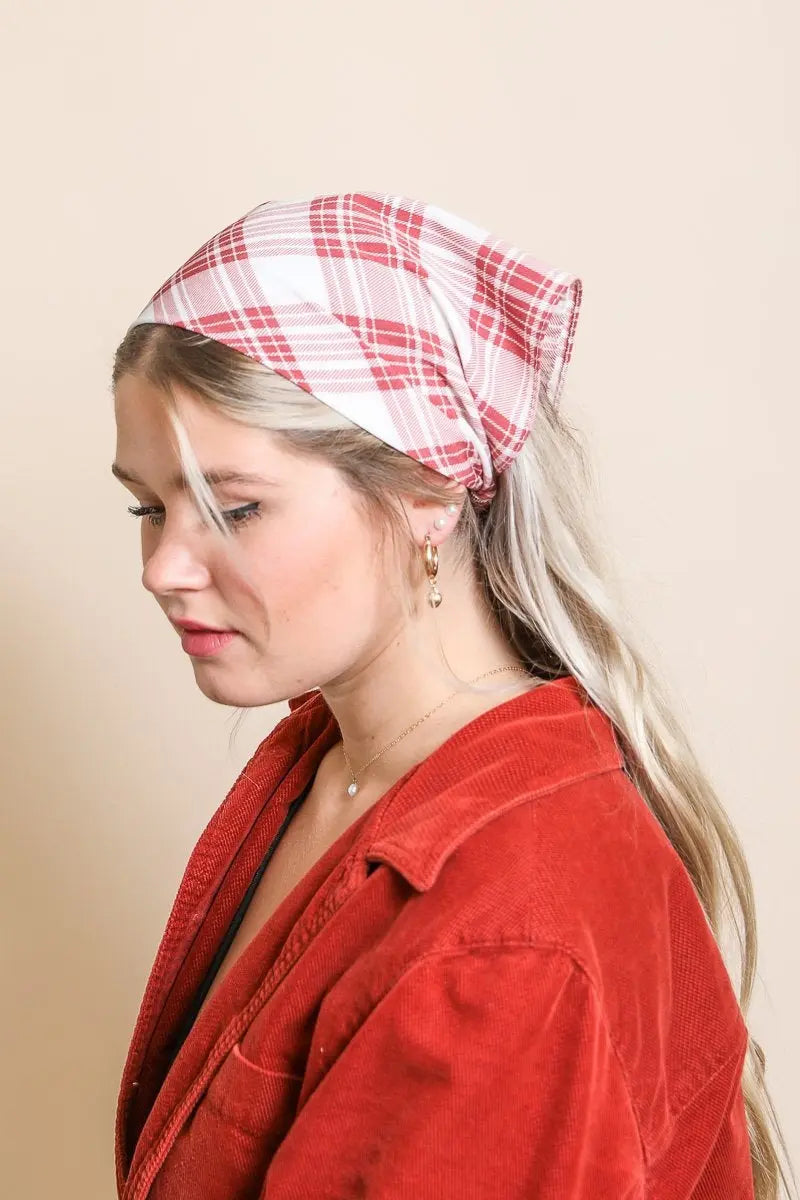 Triangle Flannel Headscarf