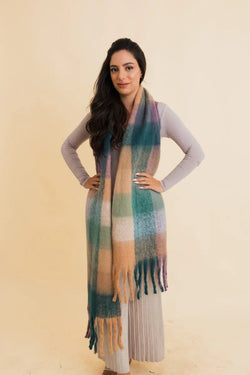 Cozy Breeze Oversized Fringe Scarf - Fall & Winter Essential | Scarves | Wiccan Center