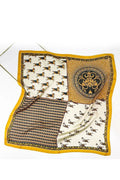 Vintage Patchwork Bandana – Luxe Silk Square Scarf 🌸✨ | Bandanas | Wiccan Center