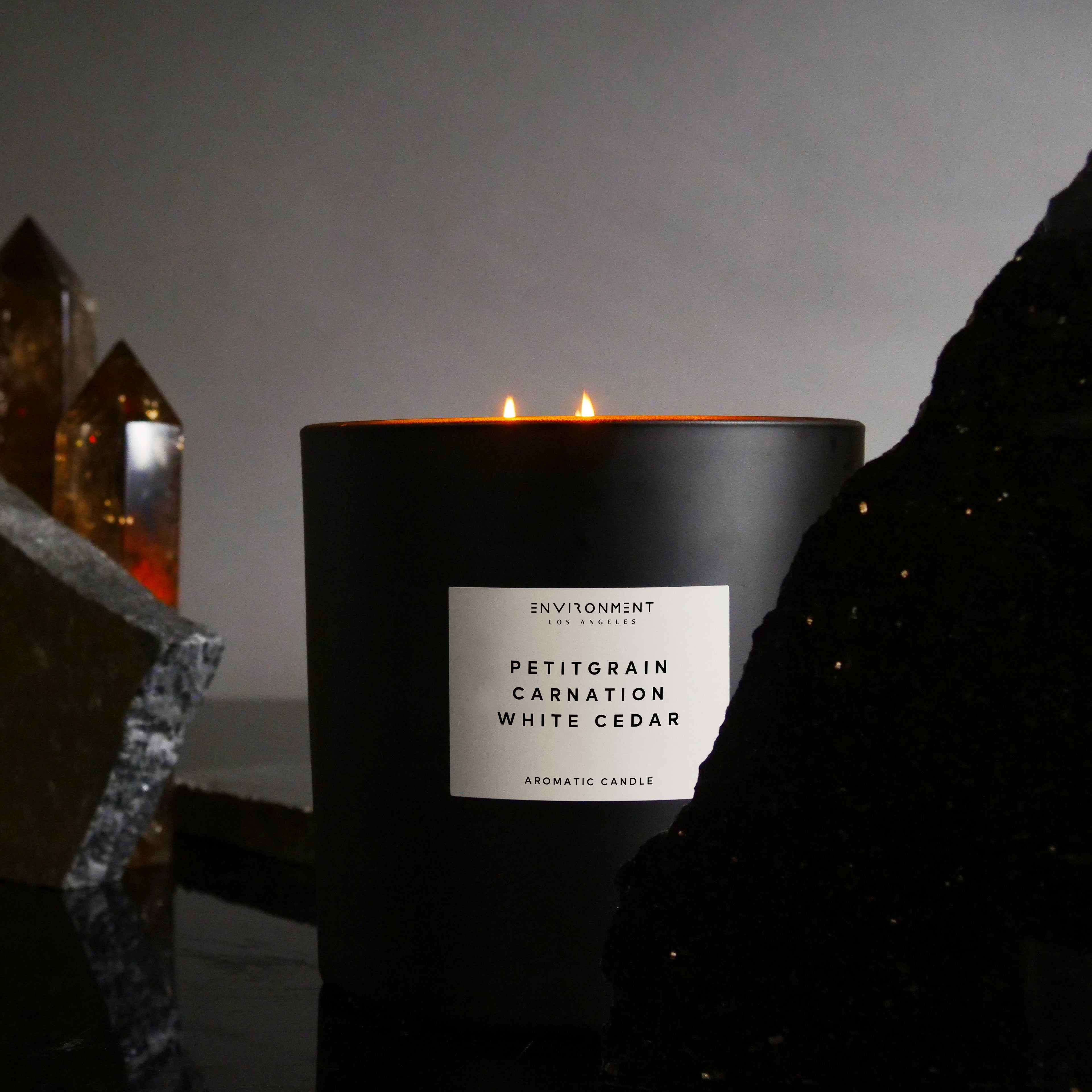 55oz Petitgrain | Carnation | White Cedar Candle (Inspired by YSL L'Homme®)