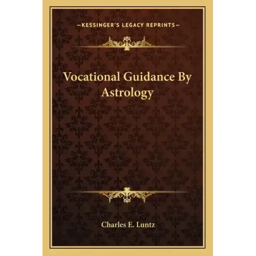 Vocational Guidance by Astrology - Paperback | Books | Wiccan Center