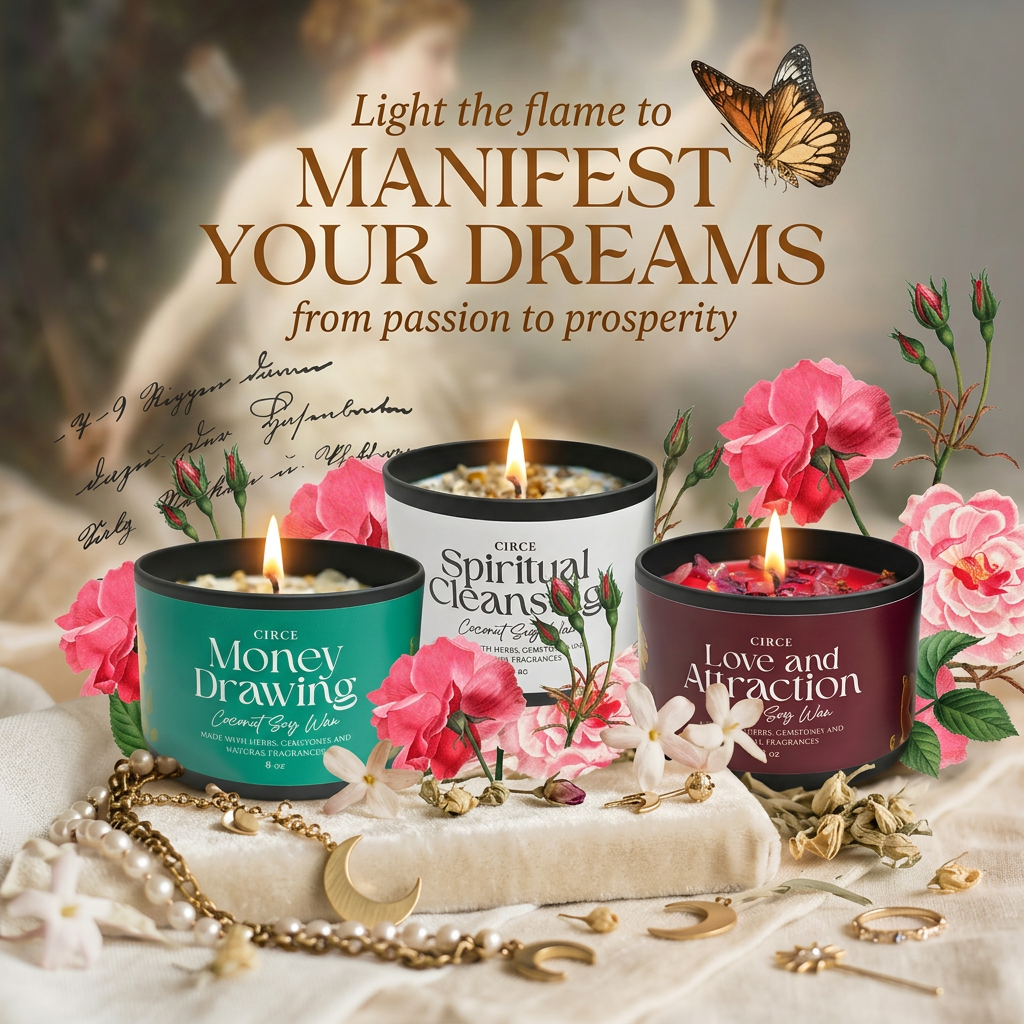 Home Blessing Candle — 8‑oz Harmony & Protection | | Wiccan Center