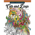 Cats and Dogs Coloring Books for Adutls: Pattern and Doodle Design for Relaxation and Mindfulness - Paperback
