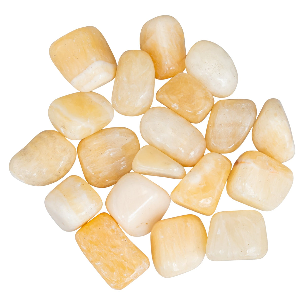 Yellow Calcite Tumbled 1lb | Religious Items | Wiccan Center