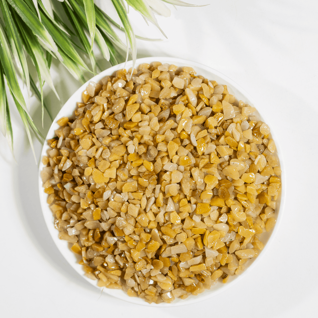 Raw Yellow Aventurine Crystal Chips. | gemstone chips | Wiccan Center