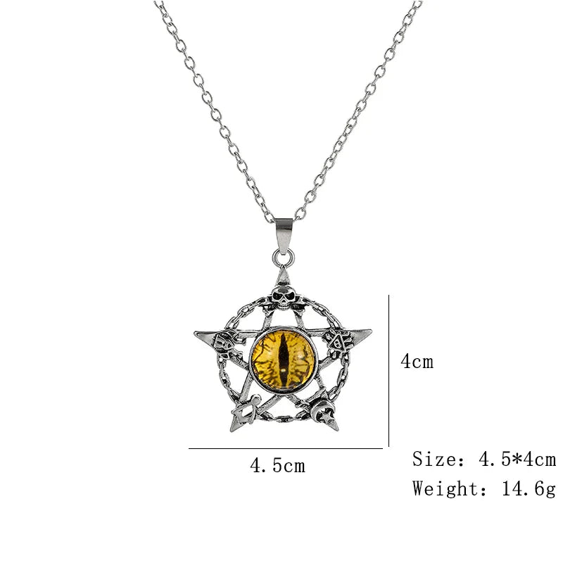 Dragon Eye Pentacle Necklaces | necklace | Wiccan Center