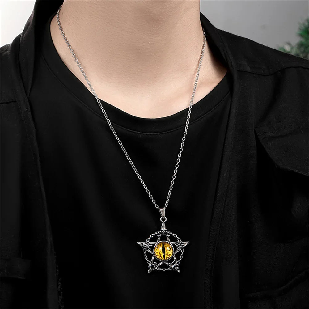 Dragon Eye Pentacle Necklaces | necklace | Wiccan Center