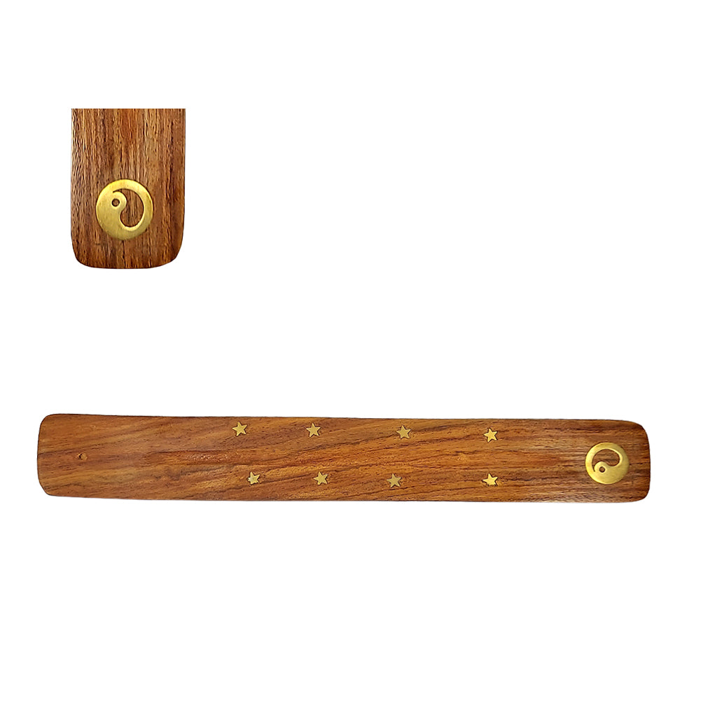 Ying Yang Wooden Incense Holder | Incense Holder | Wiccan Center