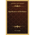 Significance of Birthdays - Paperback | Books | Wiccan Center