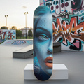 Mermaid Kiss Skateboard – Personalized Fantasy Mermaid Deck | Skateboard | Wiccan Center