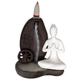 Yoga Ceramic Backflow Incense Burner | Incense Burner | Wiccan Center