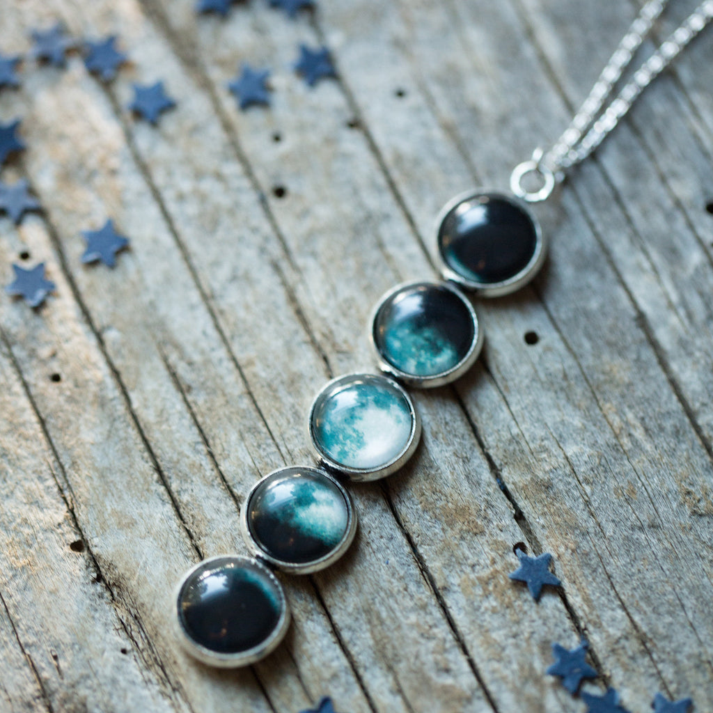 Moon Phase Pendant Necklace | Necklace | Wiccan Center