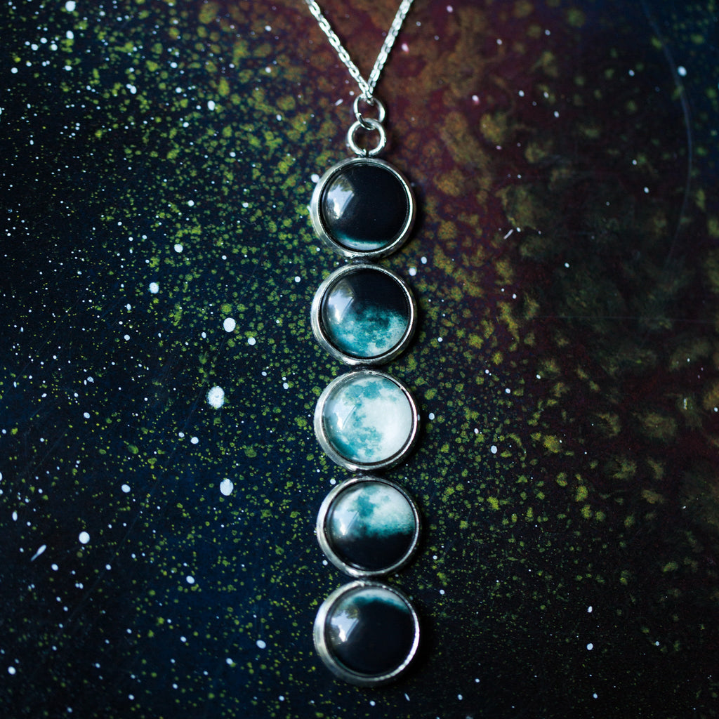 Moon Phase Pendant Necklace | Necklace | Wiccan Center