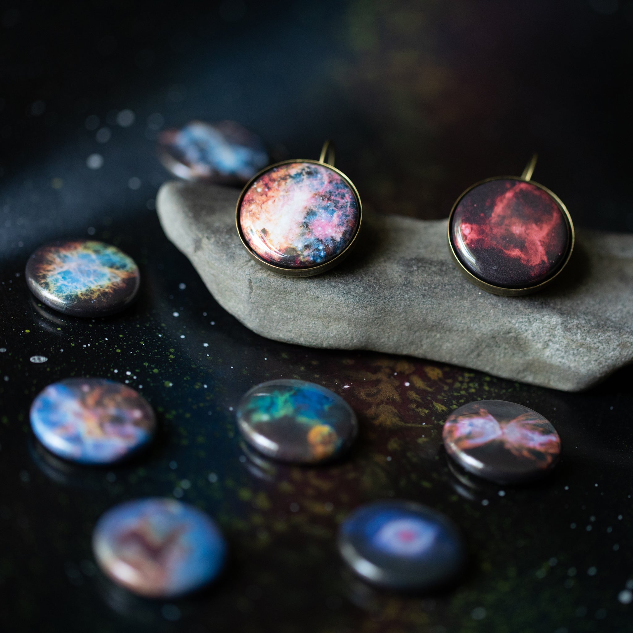 Interchangeable Nebula Earrings | Earrings | Wiccan Center
