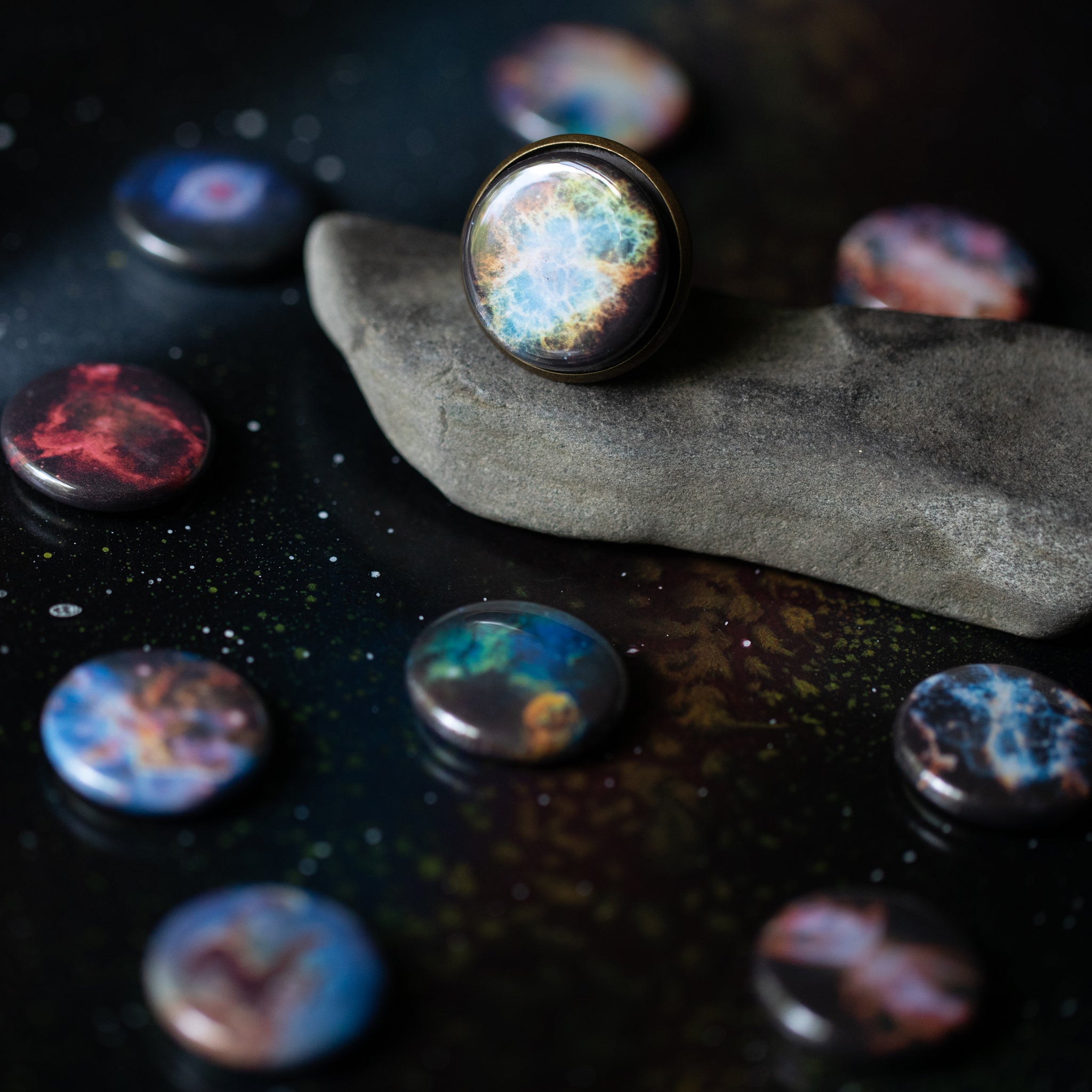 Interchangeable Nebula Ring | Ring | Wiccan Center